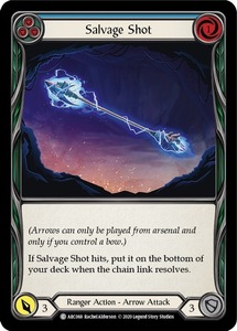 FaB ■英語版■《 Salvage Shot 》Unlimited [UL-ARC068-] (blue)