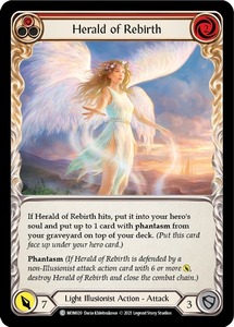 FaB ■英語版■《 Herald of Rebirth (red) 》★FOIL★[MON020-]