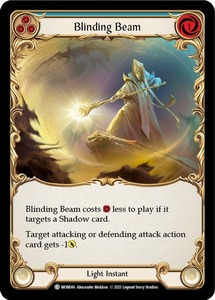 FaB ■英語版■《 Blinding Beam (blue) 》★FOIL★[MON086-]