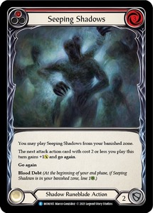 FaB ■英語版■《 Seeping Shadows (red) 》★FOIL★[MON165-]