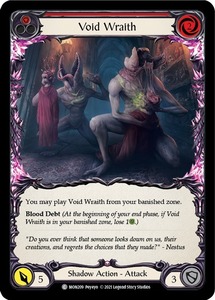 FaB ■英語版■《 Void Wraith (red) 》★FOIL★[MON209-]