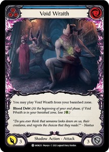 FaB ■英語版■《 Void Wraith (blue) 》★FOIL★[MON211-]