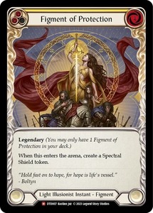 FaB ■英語版■《 Figment of Protection // Aegis, Archangel of Protection [DTD007-M]