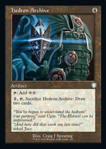 MTG ■無/英語版■ 《面晶体の記録庫/Hedron Archive》兄弟戦争：統率者　BRC