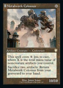 MTG ■無/英語版■ 《金属製の巨像/Metalwork Colossus》兄弟戦争：統率者　BRC