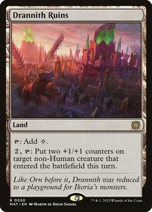 MTG ■土地/英語版■ 《ドラニス遺跡/Drannith Ruins》★FOIL★ 機械兵団の進軍：決戦の後に MAT