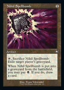 MTG ■無/英語版■ 《虚無の呪文爆弾/Nihil Spellbomb》兄弟戦争：統率者　BRC