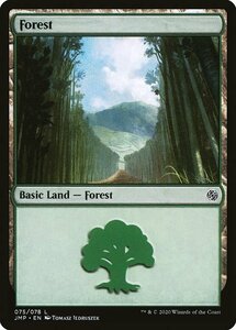 MTG ■土地/英語版■《森/Forest》ジャンプスタート JMP