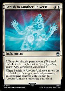 MTG ■白/英語版■ 《別世界への追放/Banish to Another Universe》ドクター・フー WHO