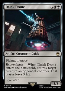 MTG ■黒/英語版■ 《ダーレクのドローン/Dalek Drone》ドクター・フー WHO