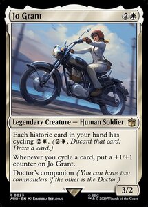 MTG ■白/英語版■ 《ジョー・グラント/Jo Grant》ドクター・フー WHO