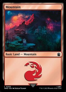 MTG ■土地/英語版■ 《山/Mountain》ドクター・フー WHO