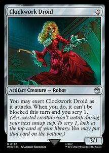 MTG ■無/英語版■ 《機械仕掛けのドロイド/Clockwork Droid》ドクター・フー WHO