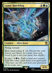 MTG ■金/英語版■ 《月の雛/Lunar Hatchling》ドクター・フー WHO