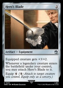 MTG ■無/英語版■ 《英雄の刃/Hero's Blade》ドクター・フー WHO