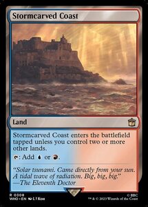 MTG ■土地/英語版■ 《嵐削りの海岸/Stormcarved Coast》ドクター・フー WHO