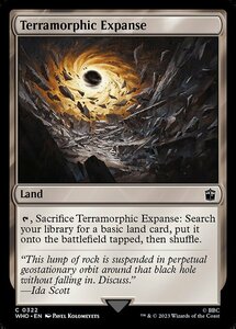 MTG ■土地/英語版■ 《広漠なる変幻地/Terramorphic Expanse》ドクター・フー WHO