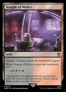 MTG ■土地/英語版■ 《悪意の神殿/Temple of Malice》ドクター・フー WHO