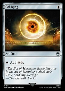 MTG ■無/英語版■ 《太陽の指輪/Sol Ring》ドクター・フー WHO