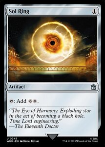 MTG ■無/英語版■ 《太陽の指輪/Sol Ring》ドクター・フー WHO