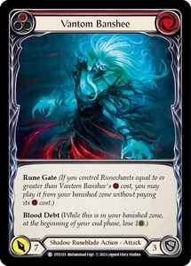 FaB ■英語版■《 Vantom Banshee 》★FOIL★[DTD155-C] (red)