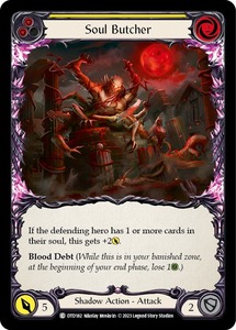 FaB ■英語版■《 Soul Butcher 》★FOIL★[DTD182-C] (yellow)