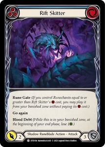 FaB ■英語版■《 Rift Skitter 》★FOIL★[DTD154-C] (blue)