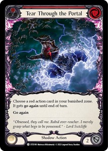 FaB ■英語版■《 Tear Through the Portal 》★FOIL★[DTD190-C] (red)