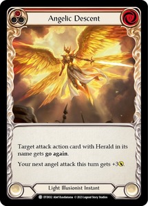 FaB ■英語版■《 Angelic Descent 》★FOIL★[DTD032-C] (red)