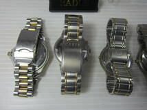 新品＆Used品 当時物 レトロ◆シチズンCTTIZEN ALBA RADLE他 腕時計 ウォッチ 金属ベルト 6個セット_画像7