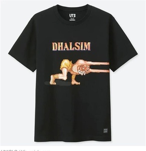 ★レア即決★ ダルシム Tシャツ UT ユニクロ正規品 UNIQLO ストリートファイター2 コラボ ブラックBLACK 黒 Mサイズ メンズ ゲーム アニメ 