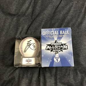 2023 all Star Hanshin Tigers large mountain player autograph autograph ball 