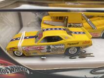 Hot Wheels ホットウィール ★ The Snake★Funny Car Plymouth Barracuda & transporter_画像4