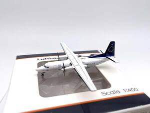 1/400 Fokker 50 Team Lufthansa　ルフトハンザ航空 (D-AFFZ) 　JC Wings