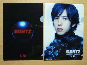 ○ 2011年劇場公開作品 『 GANTZ 二宮和也 / 松山ケンイチ 』前売券購入特典？クリアファイル2枚組 ○ 未使用品