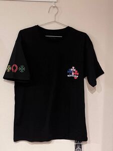 クロムハーツ Chrome Hearts Multi Color Cross Cemetery T-shirt BLACK