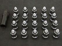 バレット型 ホイールナット トヨタ・ホンダ・マツダ・三菱・ダイハツ 5穴用20個セット M12xP1.5 (Type2：ショートタイプ)_画像3