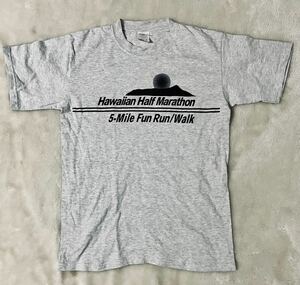 レターパックライト送料無料 米国製anvil サイズS ハワイアン ハーフマラソン 参加記念Tシャツ ビンテージTシャツ