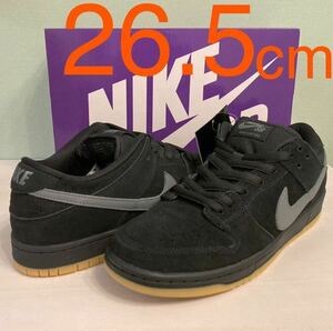 Nike SB Dunk Low Pro Black/Fog 26.5cm ナイキ SB ダンク ロー プロ ブラック/フォグ us8.5 ステッカー付