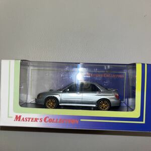 京商　kyosho 1/43 SUBARU INPREZA スバル　インプレッサ　WRX STI シルバー　銀　ミニカー　モデルカー　カラーサンプル