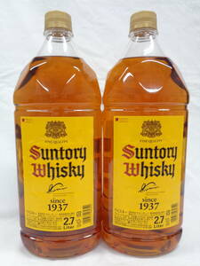 ★消費税無し 未開栓 SUNTORY サントリー ウィスキー 角 ペットポトル 2.7L×2本 5400ml☆彡