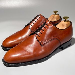 即決 REGAL リーガル プレーントゥ 外羽根式 ブラウン 茶色 メンズ 本革 レザー 革靴 25.5cm ビジネスシューズ フォーマル 紳士靴 F1798