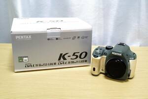 PENTAX K-50　ペンタックスデジタル一眼レフカメラ　動作品(本体)