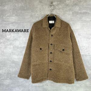 『MARKAWARE』マーカウェア (1) アルパカ混 シャギージャケット