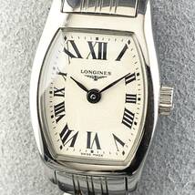 【1円〜】LONGINES ロンジン 腕時計 レディース L2.174.4 エヴィデンツァ ホワイト文字盤 ローマン トノー 可動品_画像1