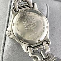 【1円〜】TAG HEUER タグ ホイヤー 腕時計 メンズ セル WG1212-K0 ホワイト文字盤 プロフェッショナル デイト 可動品_画像6