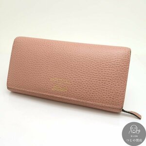 1円～ GUCCI グッチ スウィング コンチネンタルウォレット L字 ソフトピンク ※ジャンク ◆送料600円(近畿)～◆～11/29(水)終了 質屋-9071