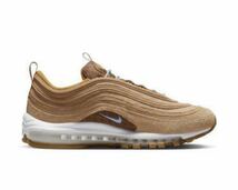 新品 NIKE AIR MAX 97 SE エア マックス Teddy Bear Parline エアマックス テディベア スウェード メンズ 茶色 正規品 26.5 US8.5 タグ付き_画像3