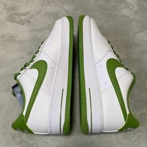 新品 NIKE AIR FORCE 1 '07 ナイキ エアフォース1 '07 ホワイト グリーン 正規品 27.5 US9.5 黒タグ付き 箱無し メンズ スニーカー_画像7