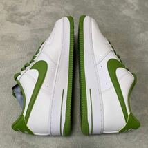 新品 NIKE AIR FORCE 1 '07 ナイキ エアフォース1 '07 ホワイト グリーン 正規品 28.0 US10 黒タグ付き 箱無し メンズ スニーカー_画像7